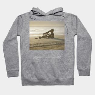 Misty Sunset Shipwreck - Oregon Coast Hoodie